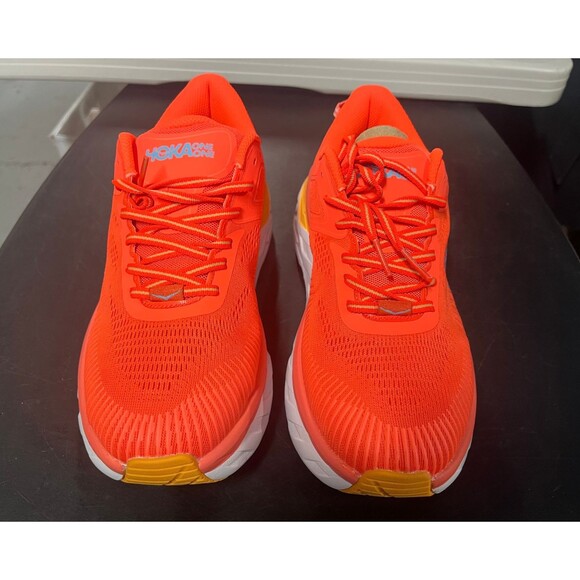 Hoka One One Bondi 7 Men's Size 8D Orange Athletic Running Sneakers No Box - Picture 3 of 8